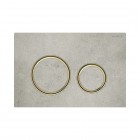 Geberit Sigma 21 przycisk spłukujący imitacja betonu/mosiądz 115652JV1