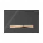 Geberit Sigma 50 przycisk spłukujący czarny/czerwone złoto 115670DW2