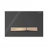 Geberit Sigma 50 przycisk spłukujący czarny/czerwone złoto 115670DW2