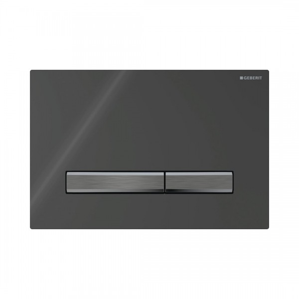 Geberit Sigma 50 przycisk spłukujący czarny/czarny chrom 115671DW2