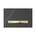 Geberit Sigma 50 przycisk spłukujący czarny/mosiądz 115672DW2