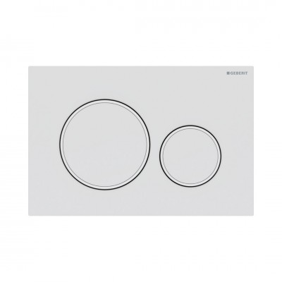 Geberit Sigma 20 przycisk spłukujący biały mat/biały/biały mat 115882011