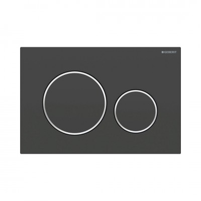 Geberit Sigma20 przycisk spłukujący czarny mat/chrom połysk 115882141
