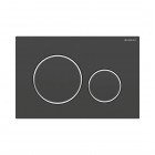 Geberit Sigma20 przycisk spłukujący czarny mat/chrom połysk 115882141