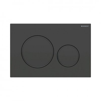 Geberit Sigma 20 przycisk spłukujący czarny mat/czarny połysk 115882161