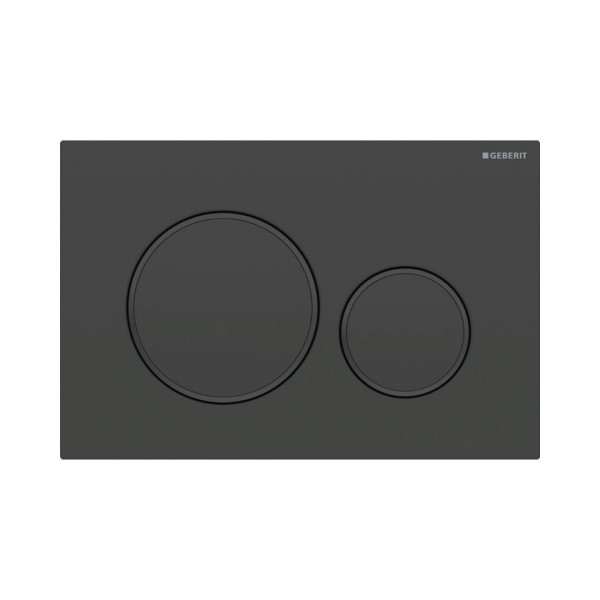Geberit Sigma 20 przycisk spłukujący czarny mat/czarny połysk 115882161