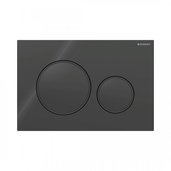 Geberit Sigma20 przycisk spłukujący czarny połysk/czarny mat 115882DW1