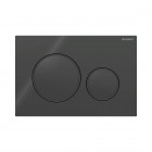 Geberit Sigma20 przycisk spłukujący czarny połysk/czarny mat 115882DW1