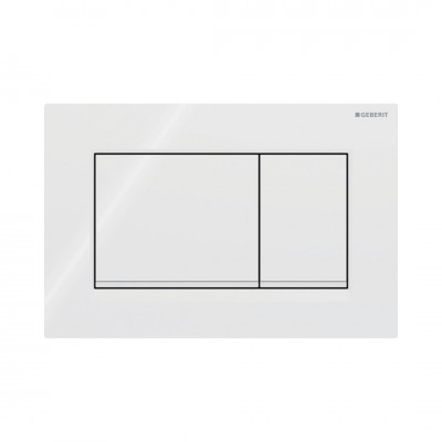 Geberit Sigma 30 przycisk spłukujący biały/biały mat 115883111