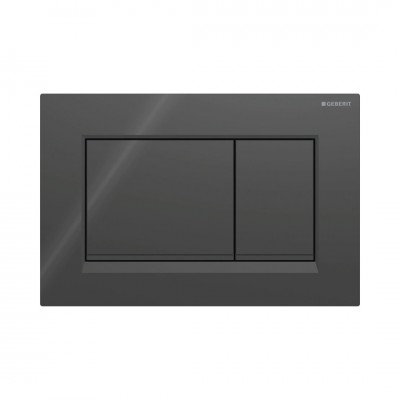Geberit Sigma30 przycisk spłukujący czarny połysk/czarny mat 115883DW1