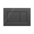 Geberit Sigma30 przycisk spłukujący czarny połysk/czarny mat 115883DW1