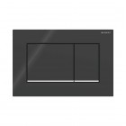 Geberit Sigma30 przycisk spłukujący czarny połysk/chrom połysk 115883KM1