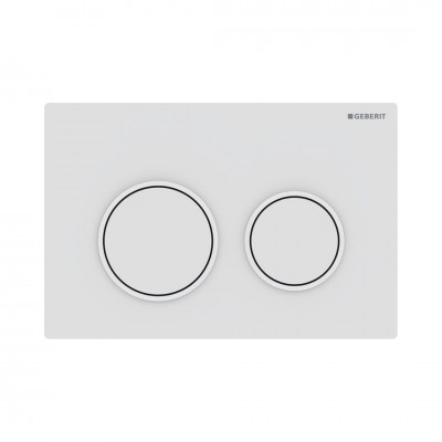 Geberit Omega20 przycisk spłukujący do WC biały mat 115.085.01.1