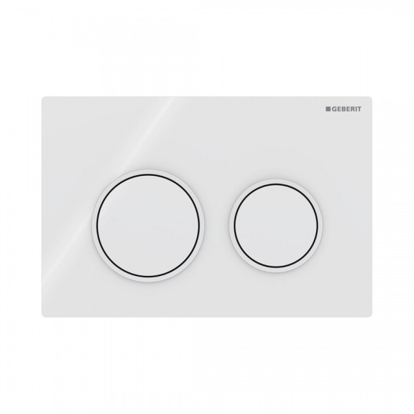 Geberit Omega20 przycisk spłukujący do WC biały 115.085.11.1
