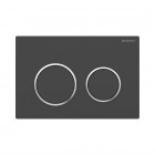 Geberit Omega20 przycisk spłukujący do WC czarny mat 115.085.14.1