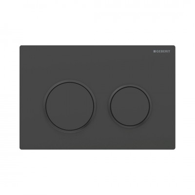 Geberit Omega20 przycisk spłukujący do WC czarny mat 115.085.16.1