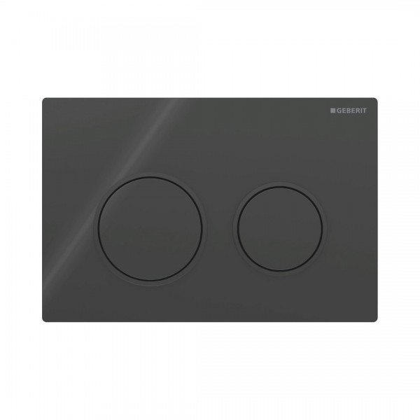 Geberit Omega20 przycisk spłukujący do WC czarny 115.085.DW.1