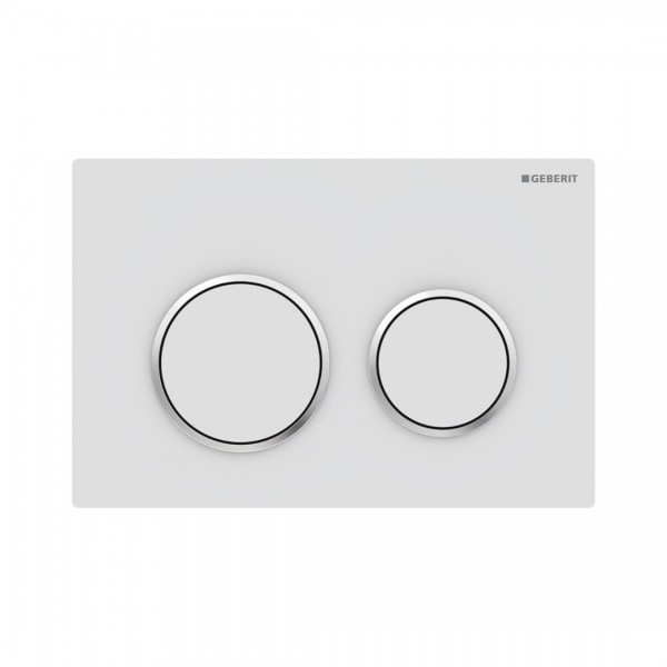 Geberit Omega20 przycisk spłukujący do WC biały mat 115.085.JT.1