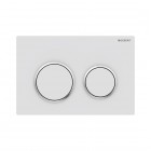 Geberit Omega20 przycisk spłukujący do WC biały mat 115.085.JT.1
