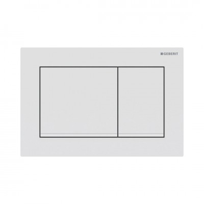 Geberit Omega20 przycisk spłukujący do WC biały mat 115.080.01.1