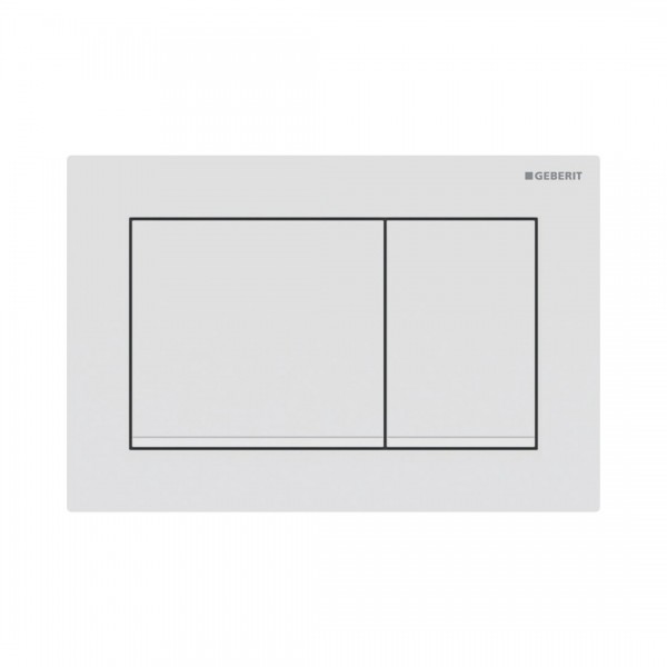 Geberit Omega20 przycisk spłukujący do WC biały mat 115.080.01.1