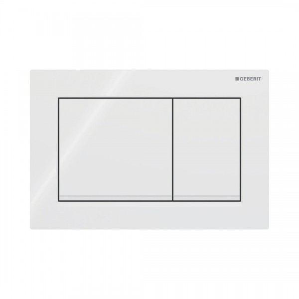 Geberit Omega20 przycisk spłukujący do WC biały 115.080.11.1