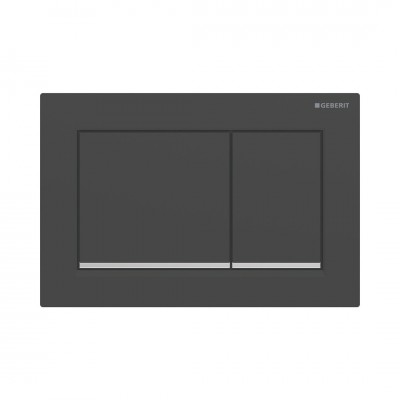 Geberit Omega20 przycisk spłukujący do WC czarny mat 115.080.14.1