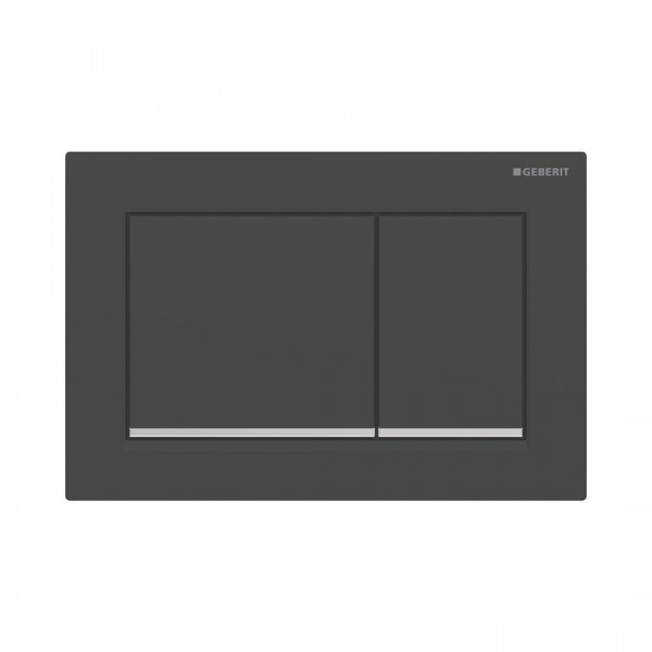 Geberit Omega20 przycisk spłukujący do WC czarny mat 115.080.14.1