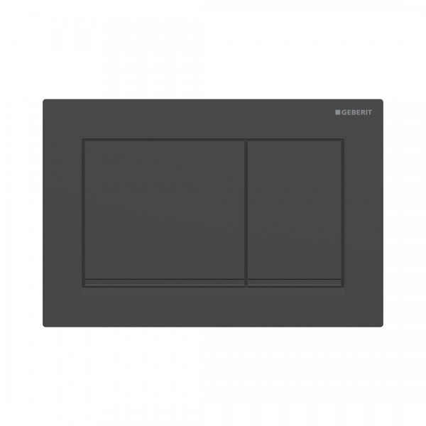 Geberit Omega20 przycisk spłukujący do WC czarny mat 115.080.16.1
