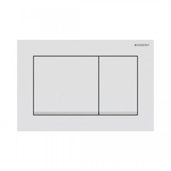 Geberit Omega20 przycisk spłukujący do WC biały mat 115.080.JT.1