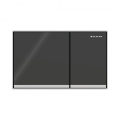 Geberit Omega 60 przycisk spłukujący szkło czarne 115081SJ1