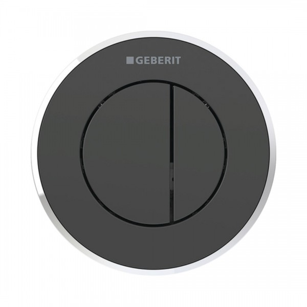 Geberit Typ 10 przycisk spłukujący do WC czarny 116.056.KM.1