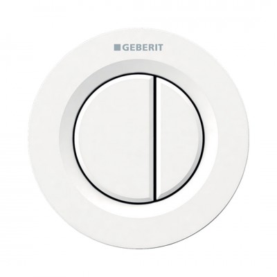 Geberit Typ 01 przycisk spłukujący do WC biały 116.042.11.1