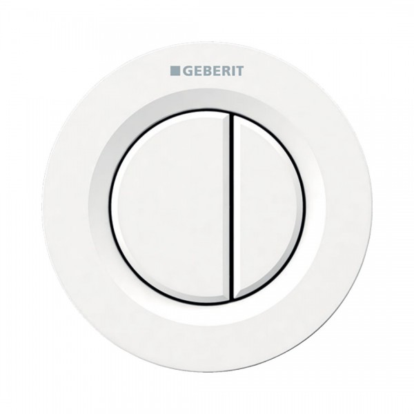 Geberit Typ 01 przycisk spłukujący do WC biały 116.042.11.1