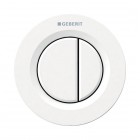 Geberit Typ 01 przycisk spłukujący do WC biały 116.042.11.1