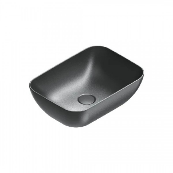 Catalano Green umywalka nablatowa 50x36 cm owalna czarny mat 0422510022