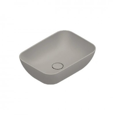 Catalano Green umywalka nablatowa 50x36 cm owalna tortora mat 0422510032