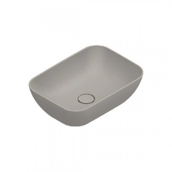 Catalano Green umywalka nablatowa 50x36 cm owalna tortora mat 0422510032