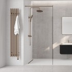 Oltens Stang grzejnik łazienkowy 180x26 cm miedź szczotkowana 55017610