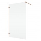 Ronal Annea ścianka prysznicowa 70 cm Walk-in / boczna do drzwi miedź szczotkowana ANTW107002707