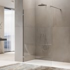 Ronal Annea ścianka prysznicowa 70 cm Walk-in / boczna do drzwi nikiel szczotkowany ANTW107002507