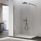 Ronal Annea ścianka prysznicowa 70 cm Walk-in / boczna do drzwi gunmetal szczotkowany ANTW107002607