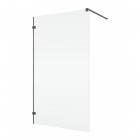 Ronal Annea ścianka prysznicowa 70 cm Walk-in / boczna do drzwi gunmetal szczotkowany ANTW107002607