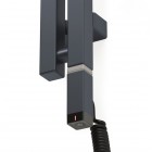 Oltens Stang S (e) grzejnik łazienkowy 180x8 cm elektryczny grafit 55123400