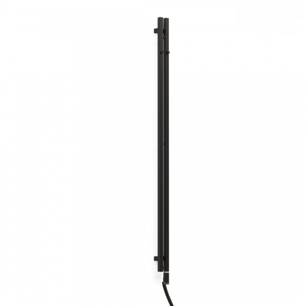 Oltens Stang S (e) grzejnik łazienkowy 180x8 cm elektryczny czarny mat 55123300