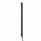 Oltens Stang S (e) grzejnik łazienkowy 180x8 cm elektryczny czarny mat 55123300