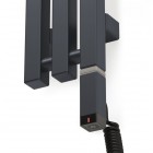 Oltens Stang S (e) grzejnik łazienkowy 180x13 cm elektryczny grafit 55124400