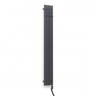 Oltens Stang S (e) grzejnik łazienkowy 180x23 cm elektryczny grafit 55126400