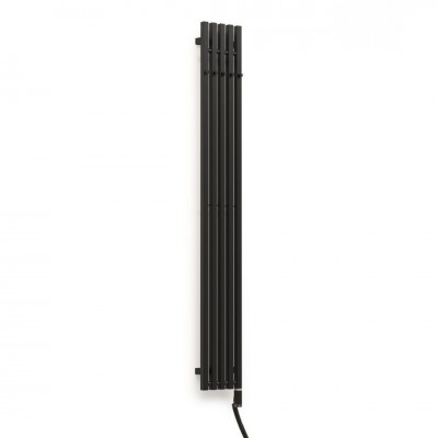 Oltens Stang S (e) grzejnik łazienkowy 180x23 cm elektryczny czarny mat 55126300