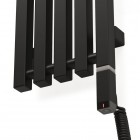 Oltens Stang S (e) grzejnik łazienkowy 180x23 cm elektryczny czarny mat 55126300